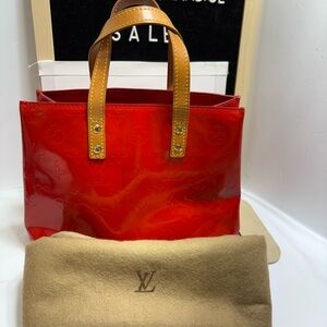 Louis Vuitton Reed Tote with Tan Handles